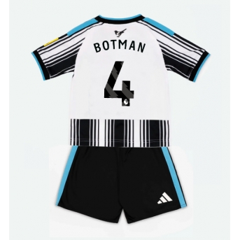 Newcastle United Sven Botman #4 Maglia Gara Casa Repliche 2026-27 Bambino Maniche Corte